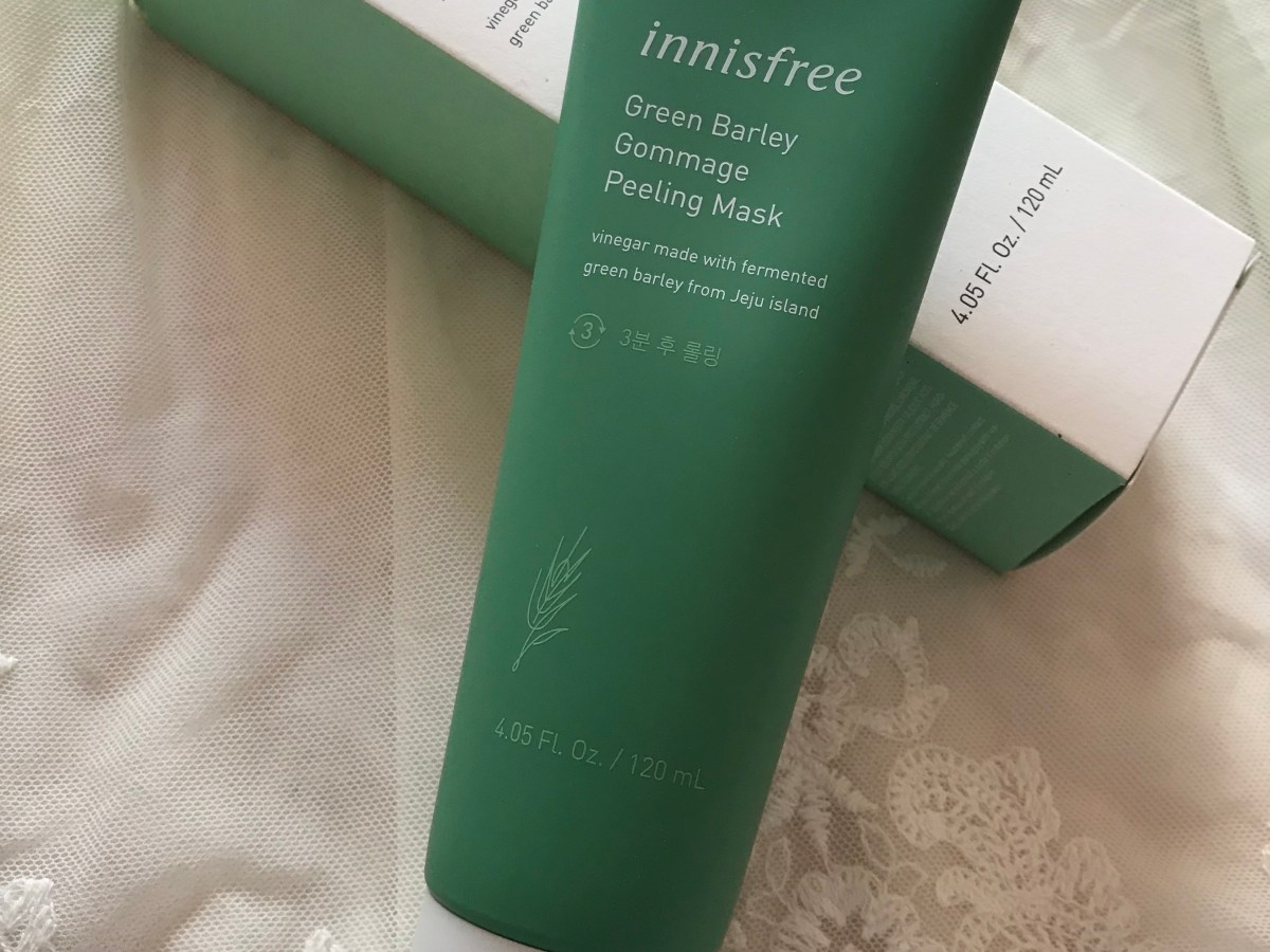 Green Barley Gommage Face Peeling Mask ~ Korean product&nbsp;review